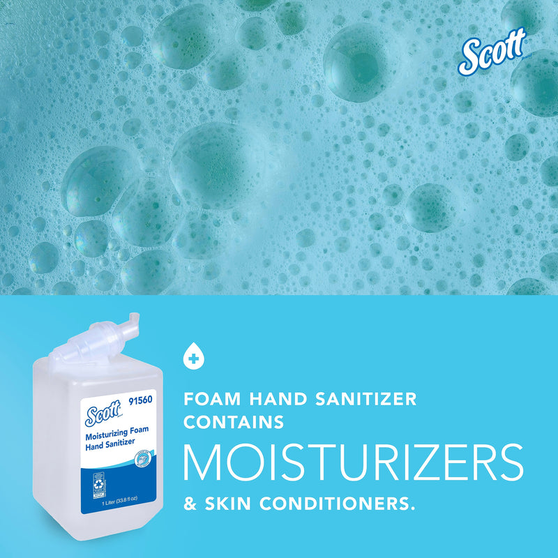 Scott Pro Foaming Hand Sanitizer Refill, Fresh Scent, 1000 mL., 6/Carton (91560)
