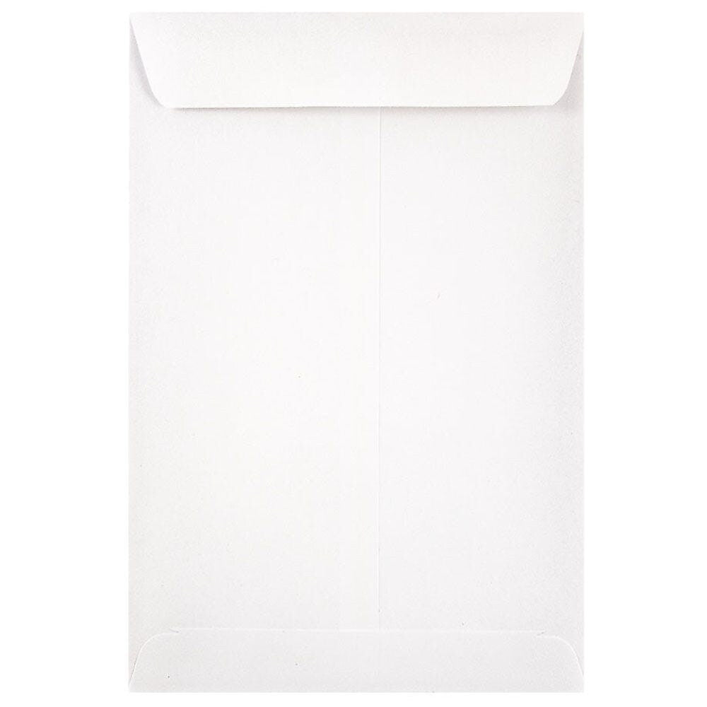 JAM Paper Catalog Envelope 6" x 9", White, 100/Pack (1623192d)