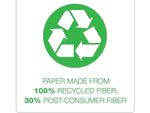 Pendaflex 30% Recycled Pressboard Classification Folder, 2-Divider, 2.5" Expansion, Legal, Light Green, 10/Box (23324R)