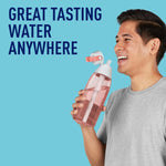 Brita Plastic Filtered Water Bottle, 36 oz., Blush (36525)