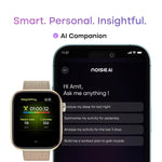 Noise Pro 6 Intelligent AI Smart Watch, Rose Gold (NSW-435RG)