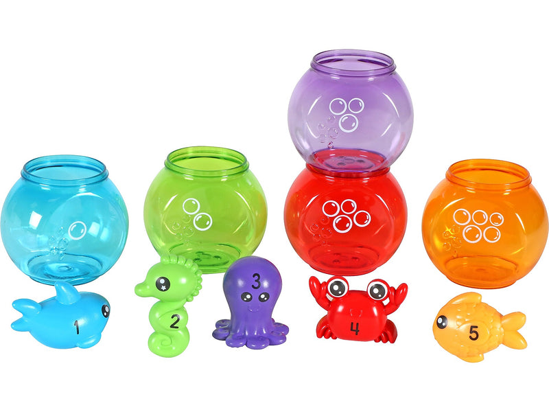 Learning Resources Peekaboo Fishbowl Friends Early Development Set (LER6814)