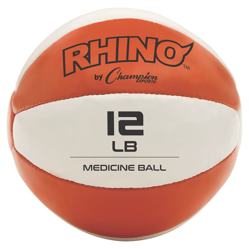 Olympia Sports Medicine Ball 12 lbs., Orange (OSBA046P)