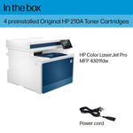 HP LaserJet Pro MFP 4301fdw Wireless Color All-In-One Laser Printer, Print, Scan, Copy, Fax, Best for Office (4RA82F)