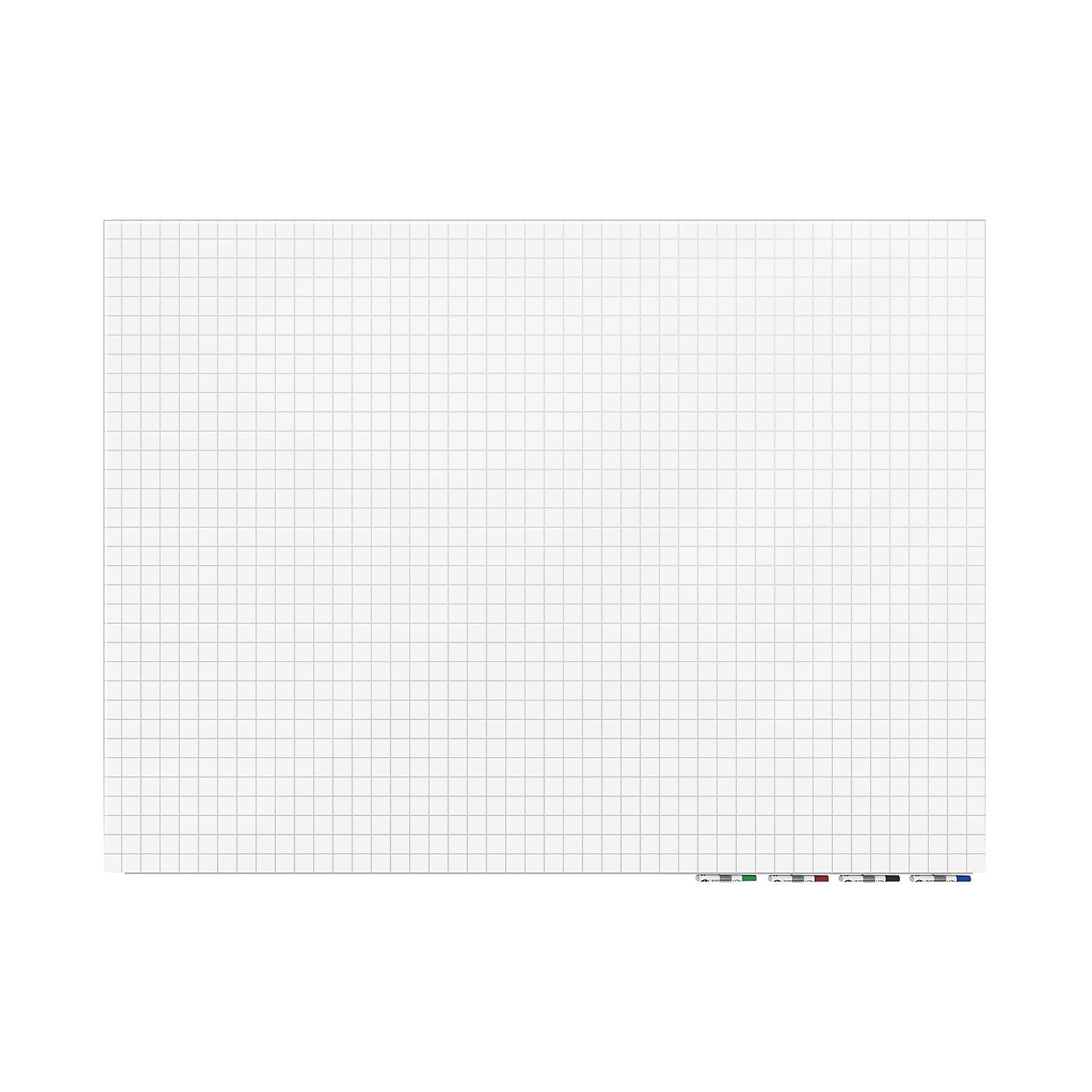 Ghent Grid Aria Magnetic Glass Dry-Erase Whiteboard, 2'H x 3'W (GRPARIASM21G-23)