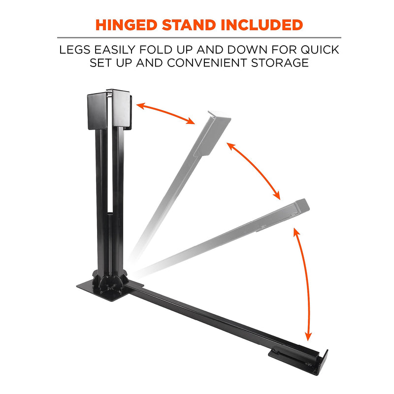 SHAX 6199 Work Umbrella and Stand Kit, Lightweight, (12966)