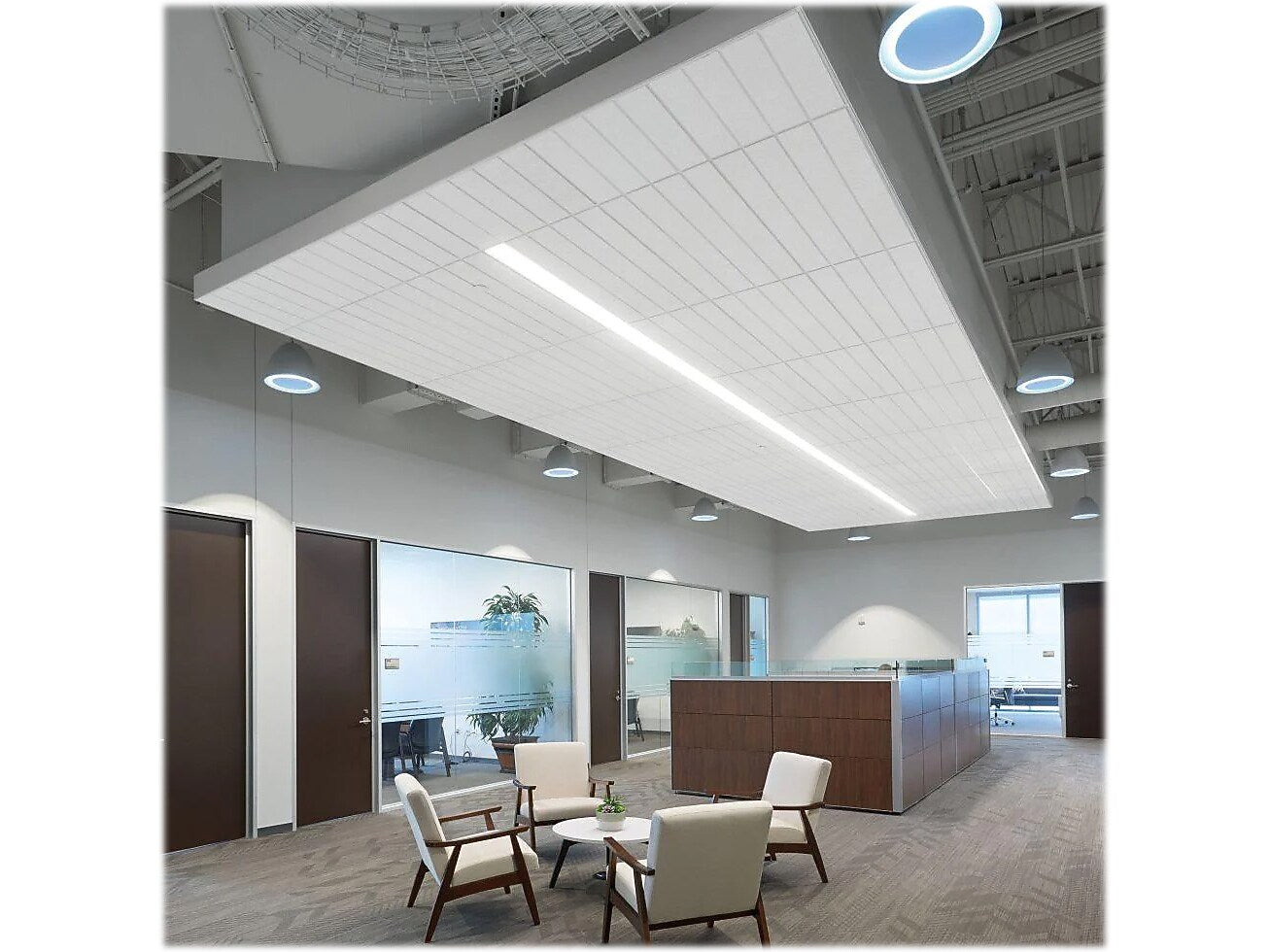 Armstrong CIRRUS Second Look Beveled Tegular Edge Ceiling Tile 15/16, 24" x 48", White, 6/Carton (BP513A)