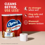 Charmin Ultra Strong Mega Toilet Paper, 2-Ply, White, 220 Sheets/Roll, 24 Rolls/Case(132140)