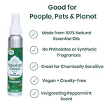 Absolute Green Air Freshener Spray, Peppermint Scent, 4 oz., 12/Carton (AG5-ST-12)