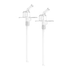 Thermos Funtainer Bottle Replacement Straws Plastic, Clear, 2/Pack (EAF401RSCL6)
