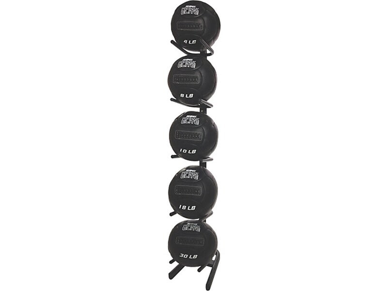 Champion Sports Black U-Ring Single Medicine Ball Tree (STM1)
