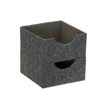 Household Essentials Drawer Organizers, Graphite Linen, 2/Pack (7572-1)