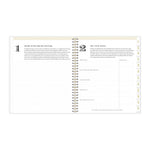 2025-2026 Day Designer for Blue Sky Rugby Stripe 8" x 10" Academic Daily & Monthly Personal Organizer (137885-A26)