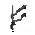 Fellowes Platinum Series Dual Stacking Adjustable Monitor Arm, Up to 27" Monitor, Black (8043401)