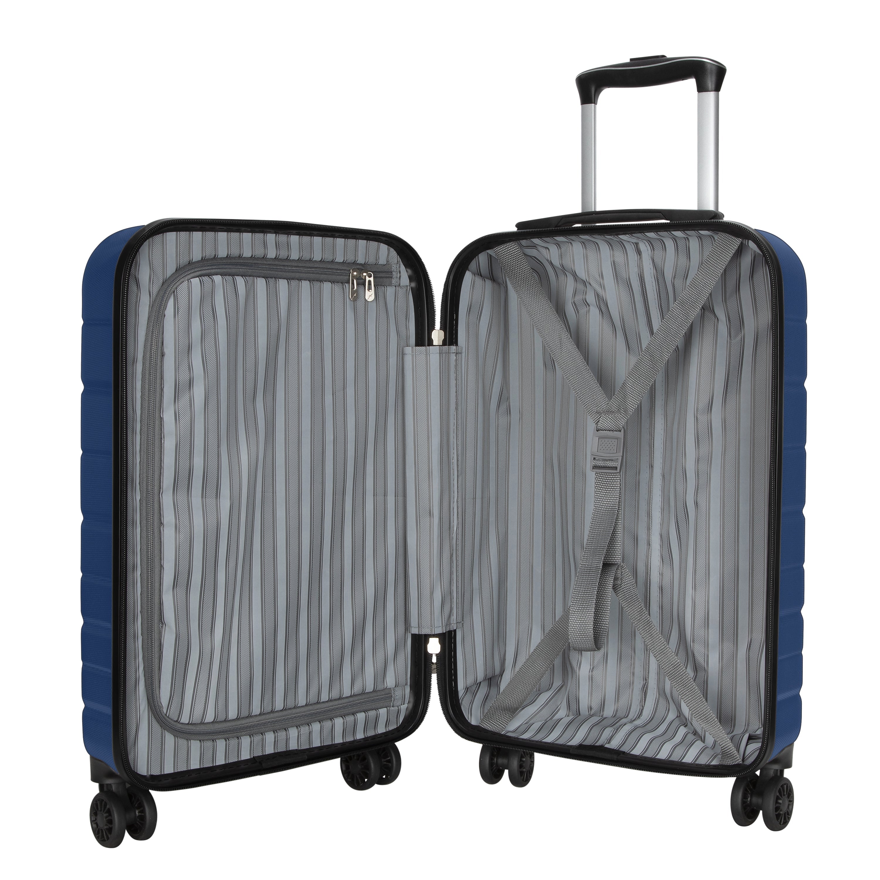 Skyway Luggage Epic 2.0 20" Hardside Carry-On Suitcase, 8-Wheeled Spinner, Royal Blue (780-20"420"4WB)