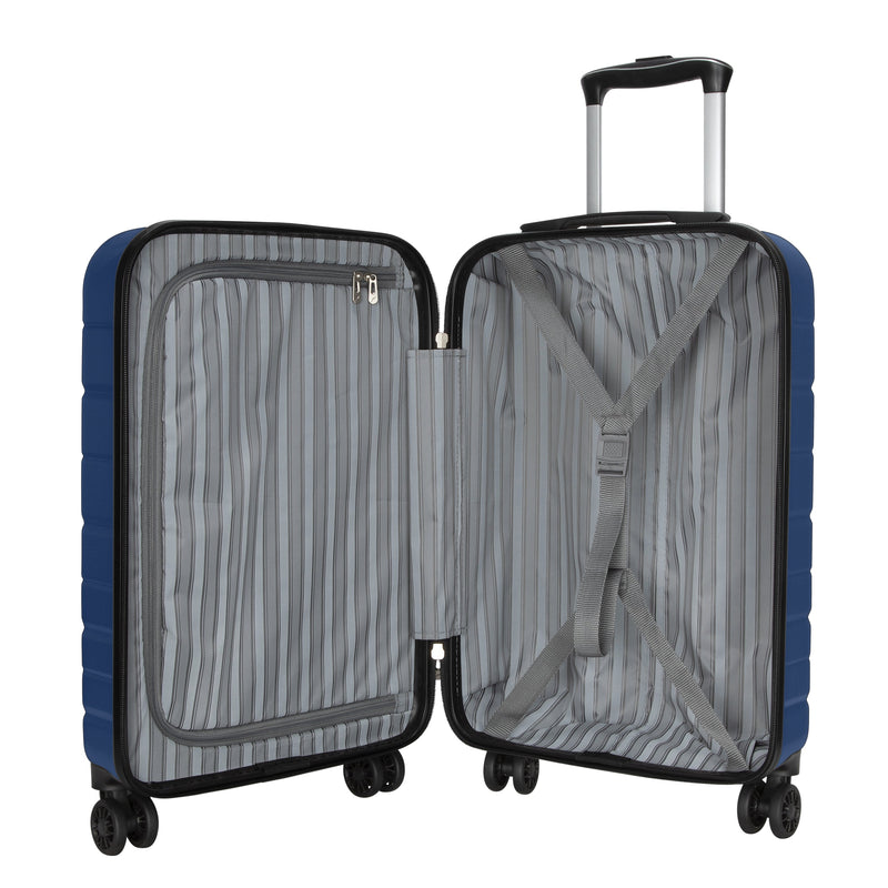 Skyway Luggage Epic 2.0 20" Hardside Carry-On Suitcase, 8-Wheeled Spinner, Royal Blue (780-20"420"4WB)