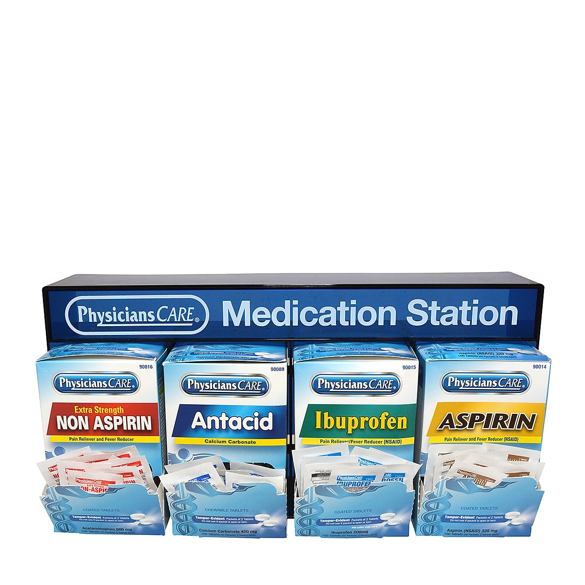 First Aid Only Medication Station with Medication (90780)