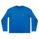 Chill-Its 6689 Long Sleeve Cooling Sun Shirt with UV Protection, Blue, 3XL (12157)