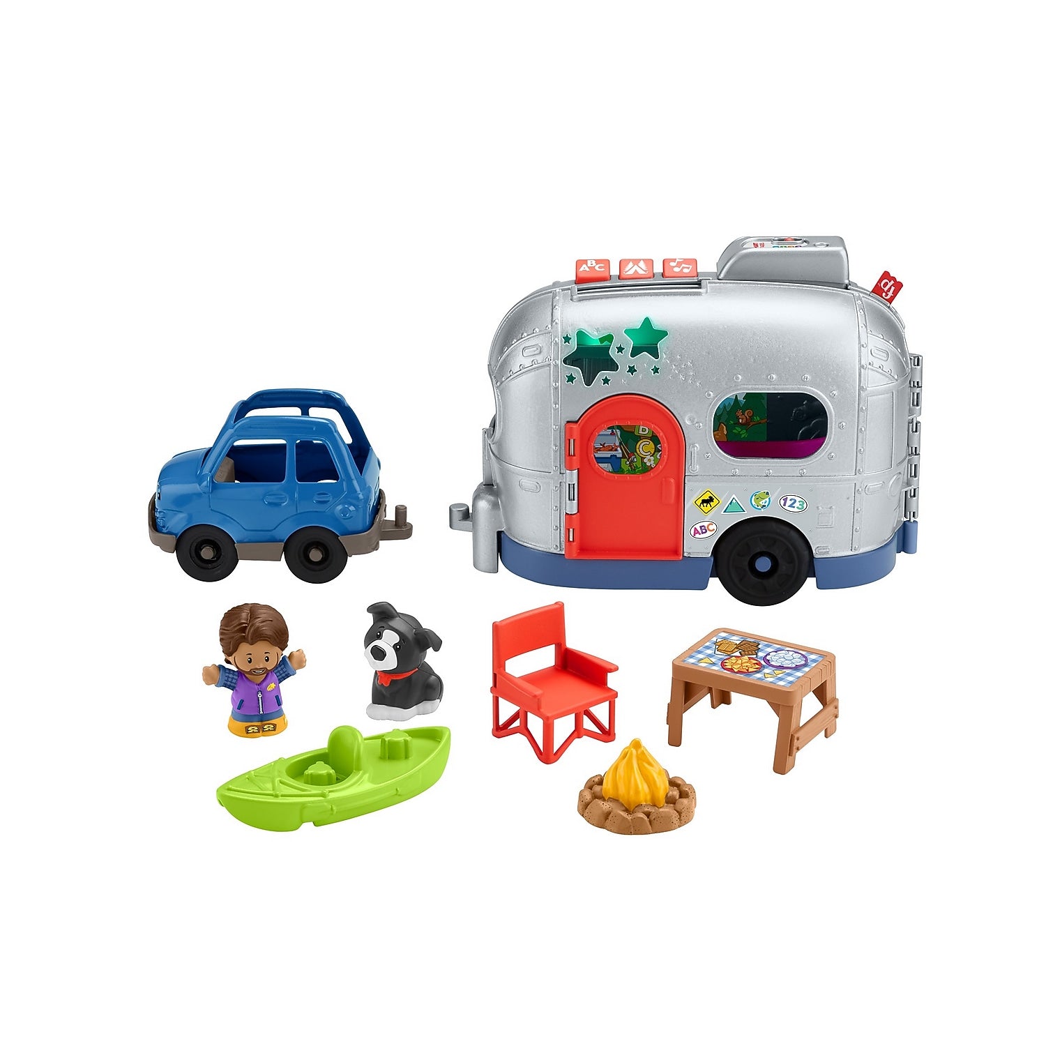 Fisher-Price Little People Light-Up Learning Camper (HGP71)