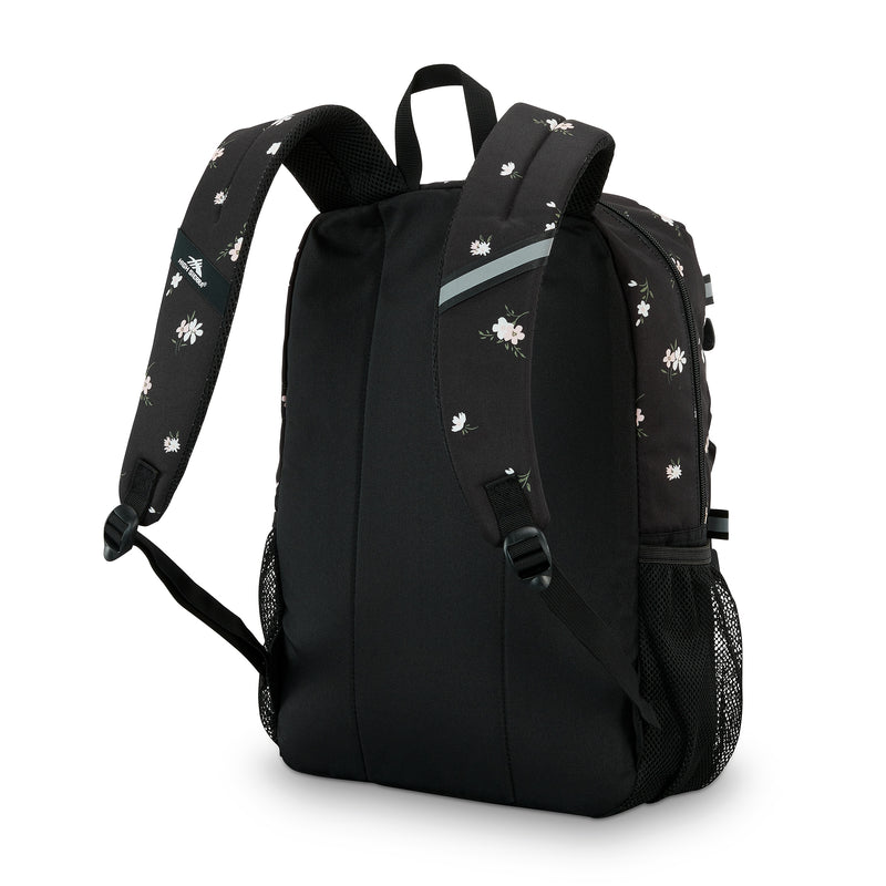 High Sierra Everclass Laptop Backpack, Medium, Floral/Black (150917-A628)