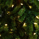 Nearly Natural 7-ft Holiday Green Santa’s Hat Christmas Tree with 500 LED Lights and 1275 Bendable Branches (T4696)