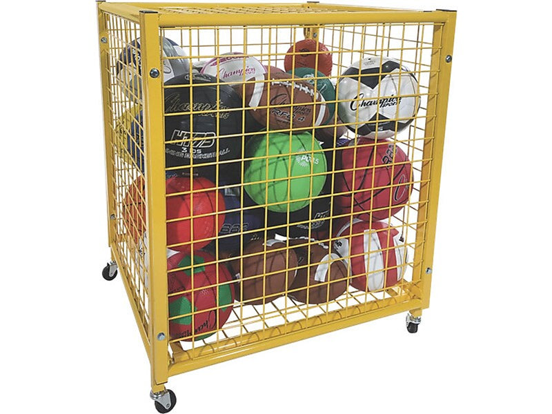 Champion Sports Half-Size Ball Locker, Yellow (LRCS)