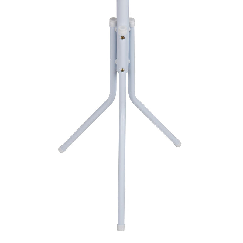 Mind Reader Freestanding Coat Rack, Multi-Hook Organizer, White, Metal (CRACK11-WHT)