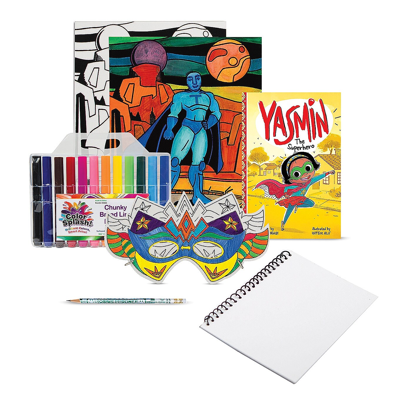 S&S Yasmin the Superhero Creative Reads Book & Activity Kit (LR4564)
