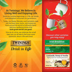 Twinings Decaf English Breakfast Black Tea Bags, 25/Box (TNA51727)