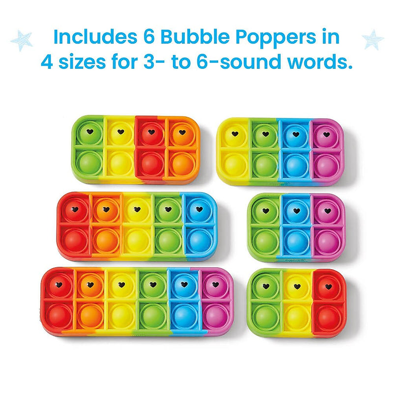 hand2mind Elkonin Box Sensory Bubble Poppers, Multicolored (96992)