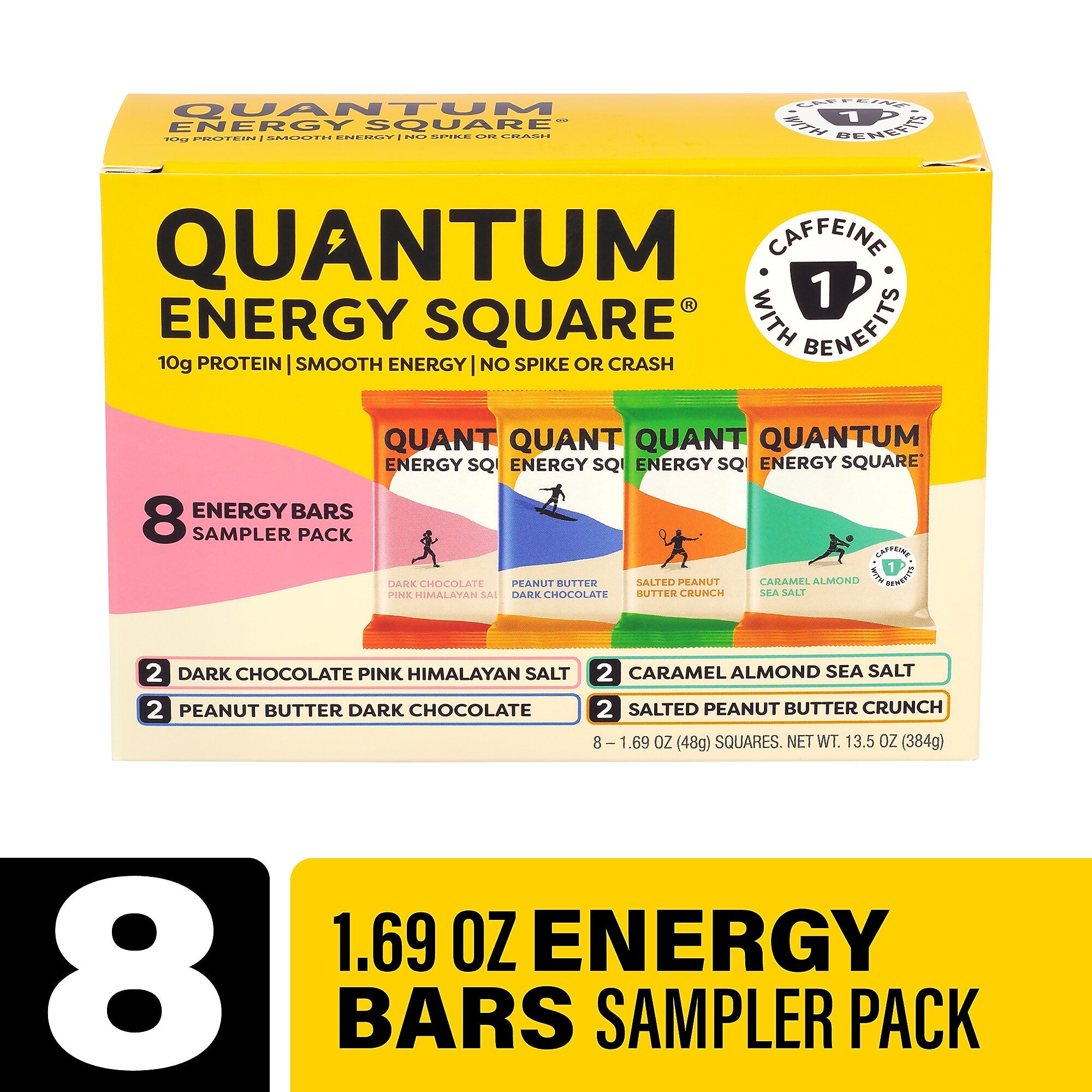 Quantum Energy Squares Variety Pack, 8/Pack (381-00007)