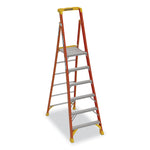 Werner 6' Fiberglass Podium Ladder, 300 lbs. Capacity (PD6206)