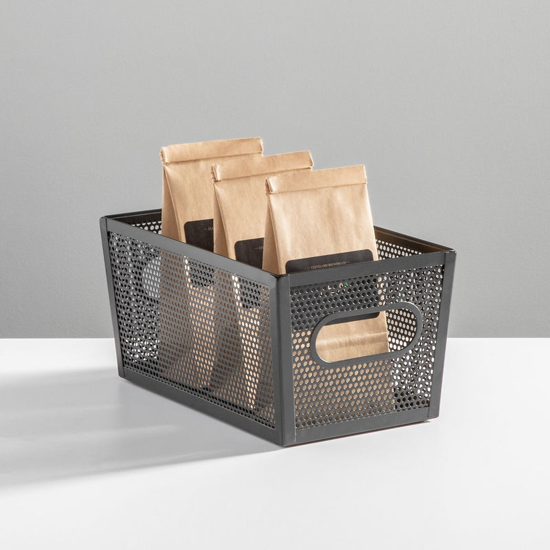 mDesign Steel Organizer, Matte Black (25988)