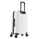 InUSA Trend 2-Piece Hardside Spinner Luggage Set, TSA Checkpoint Friendly, White (IUTRE0SM-WHI)