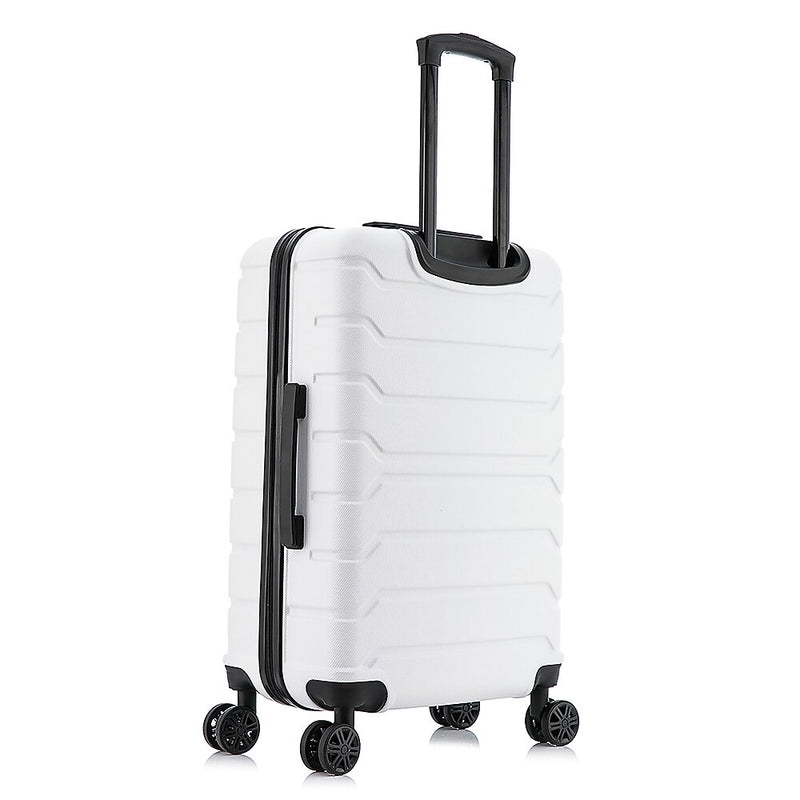 InUSA Trend 2-Piece Hardside Spinner Luggage Set, TSA Checkpoint Friendly, White (IUTRE0SM-WHI)