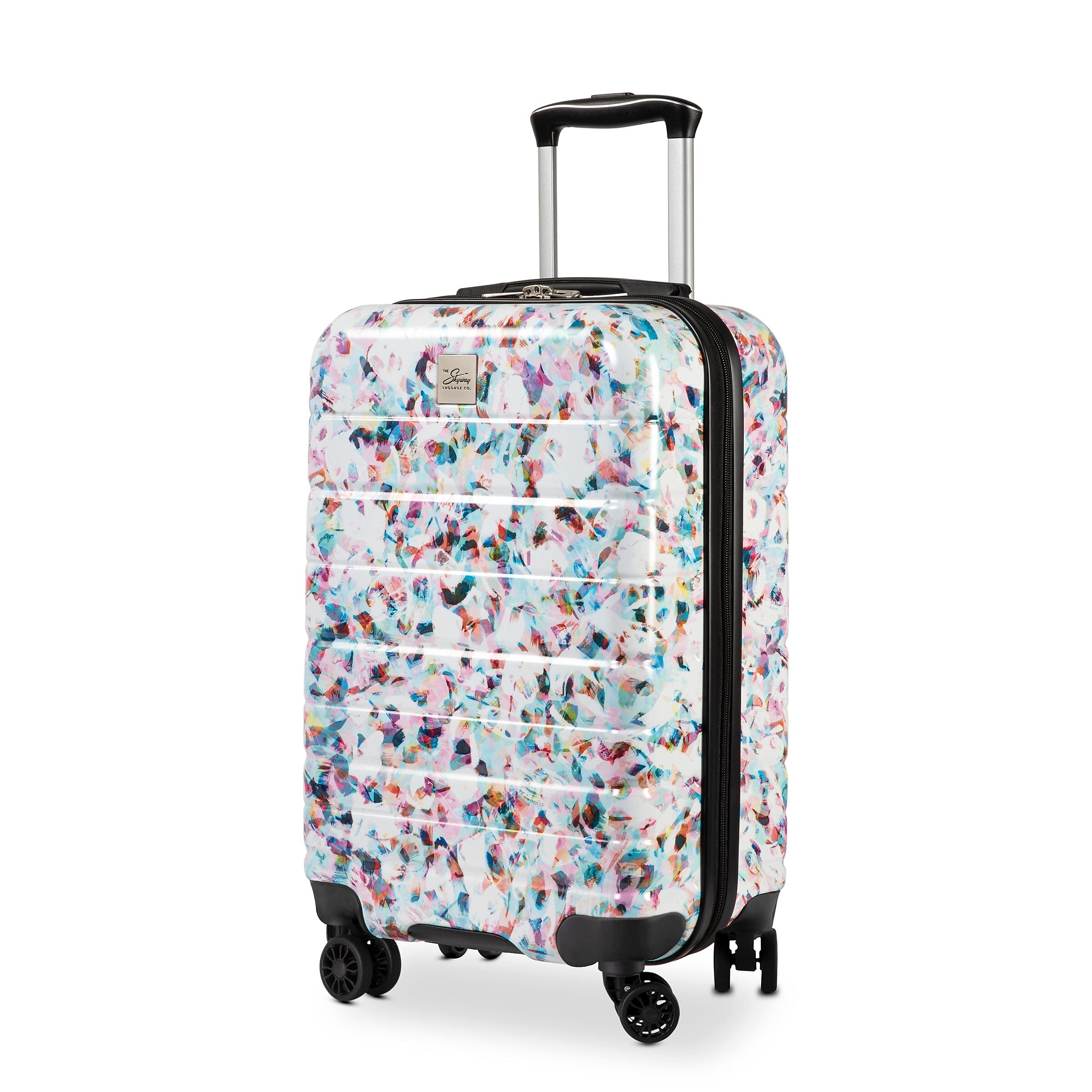 Skyway Luggage Epic 2.0 20" Hardside Carry-On Suitcase, 8-Wheeled Spinner, Confetti (780-20"103-4WB)