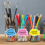 Creative Teaching Press Sea Friends School of Fish Designer Cut-Outs, 36/Pack, 3 Packs/Bundle (CTP11058-3)