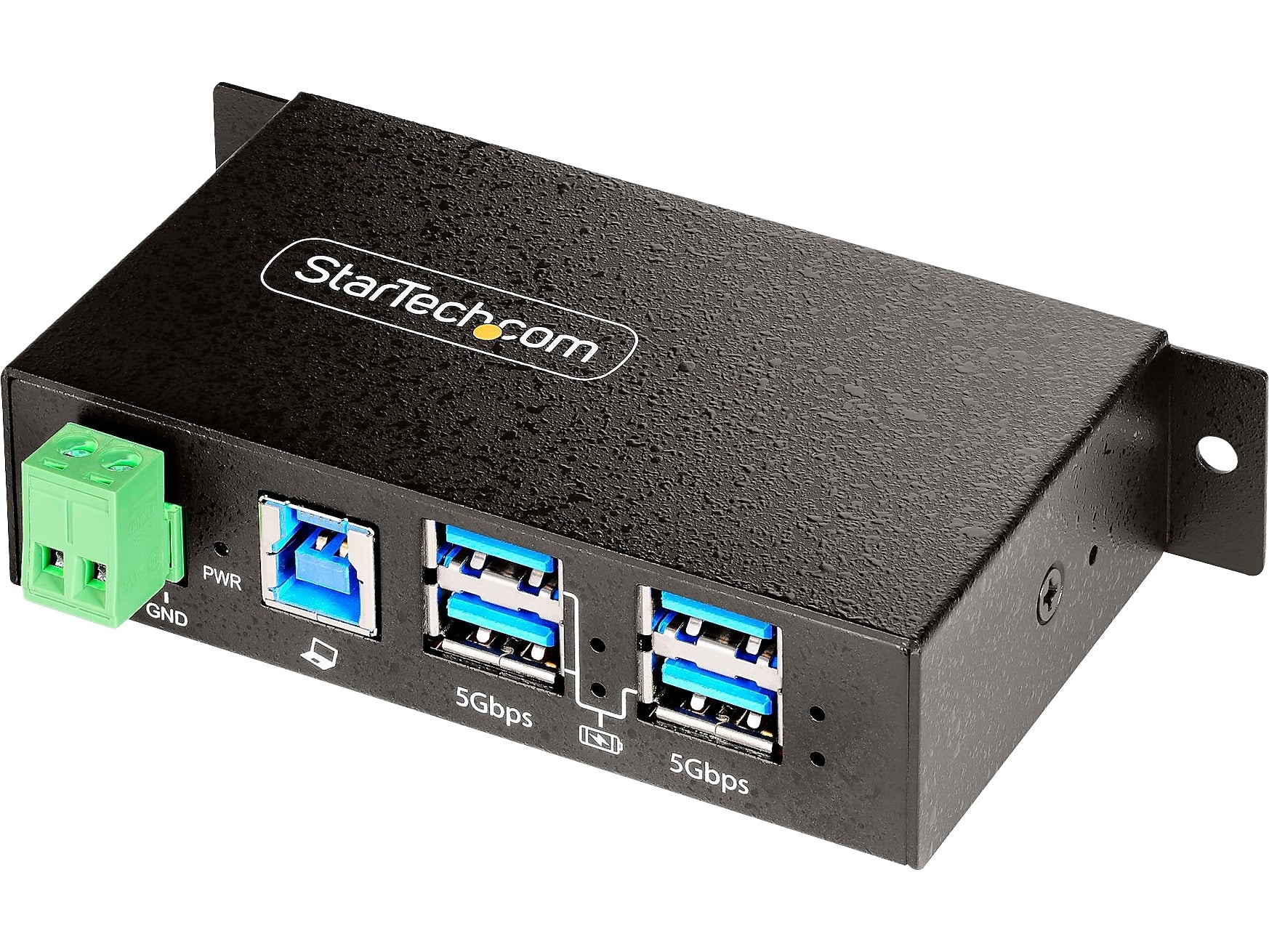 StarTech 4-Port USB 3.2 Hub, Black (5G4AINDRM-USB-A-HUB)