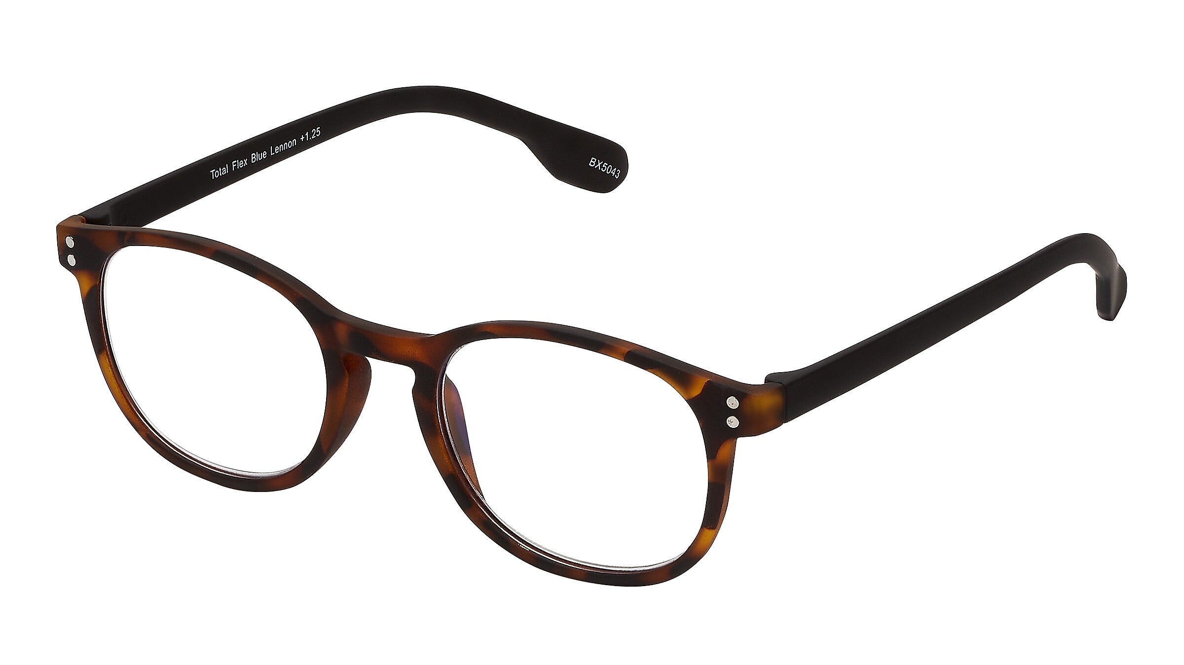 SAV VK Couture Blue Light +1.25 Reading Glasses, Matte Black (EVKB13)