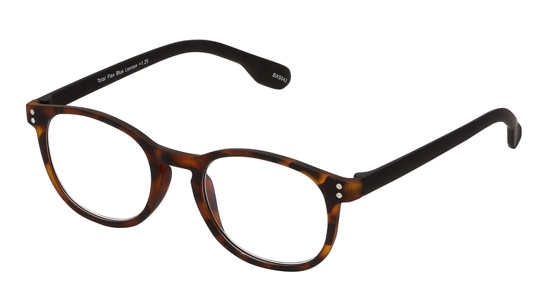 SAV VK Couture Blue Light +1.25 Reading Glasses, Matte Black (EVKB13)