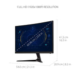 ViewSonic 24" Curved 165Hz LED Gaming Monitor, Black (VX2418C)