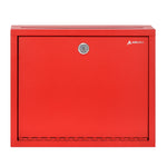 AdirOffice Steel Multipurpose Interoffice Mailbox Drop Box, Large, Red (631-03-RED-PKG)