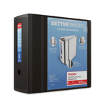 Staples 5" 3-Ring Better Binder, D-Ring, Black (44104)