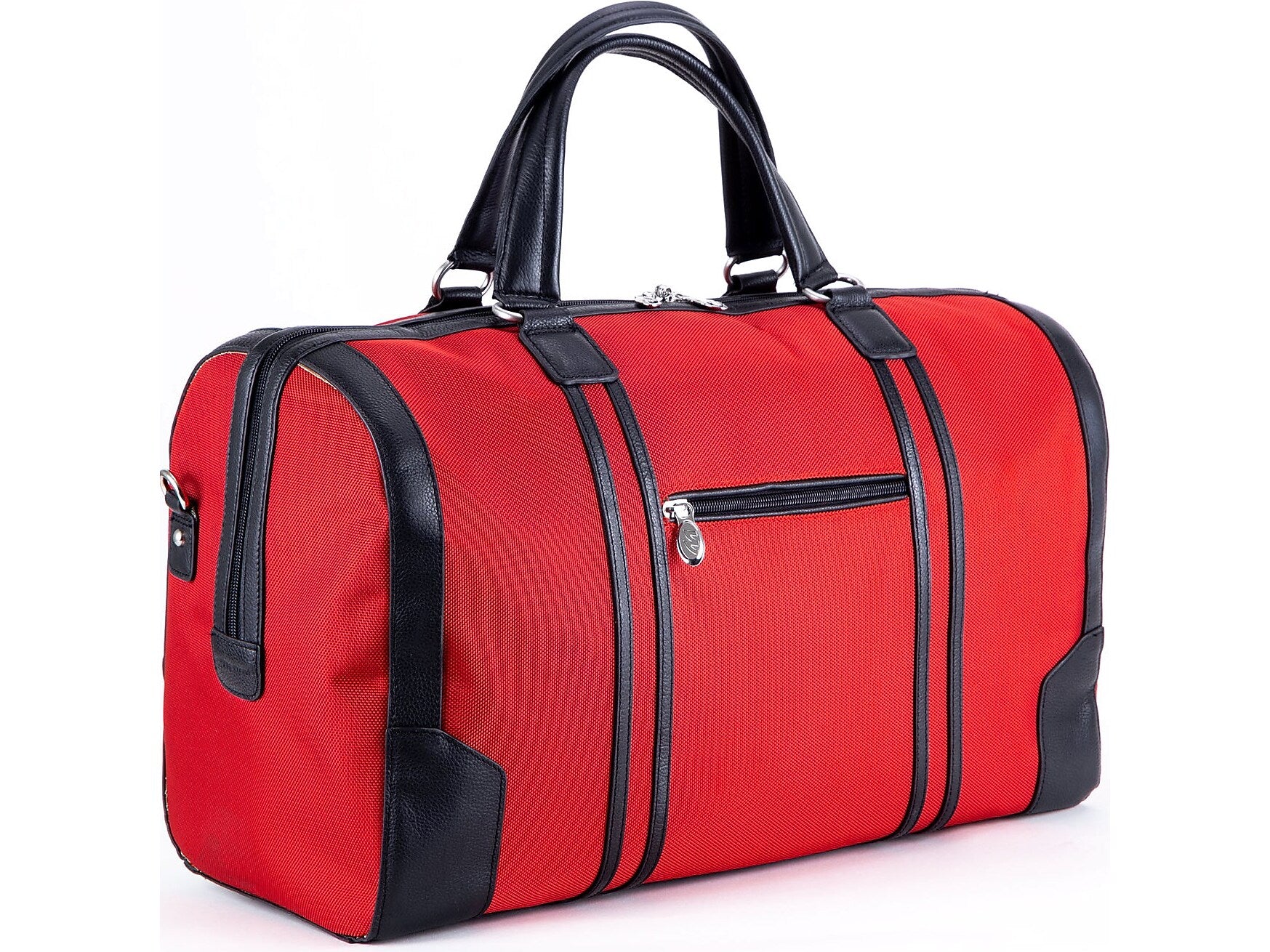 McKlein Kinzie 20.5" Nylon Weekender Duffel, Red (78196)