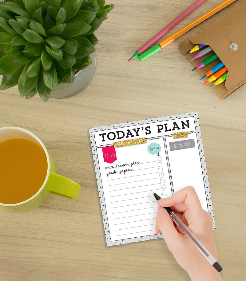 Carson-Dellosa Today's Plan Notepad Set, Multicolored (145399)