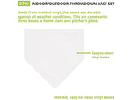 Champion Sports Throwdown Base Set, White (97W)