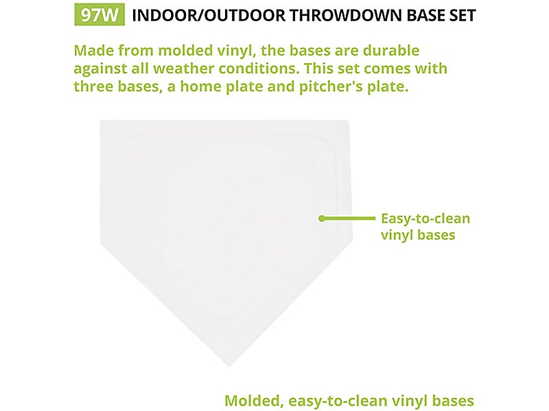 Champion Sports Throwdown Base Set, White (97W)