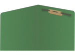 Medical Arts Press Reinforced End Tab File Folder, Straight Cut, Letter-Size, Green, 50/Box (S-01601-GRN)