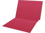 Medical Arts Press Kardex Match Reinforced End Tab File Folder, Straight Cut, Letter Size, Red, 100/Box (S-09482-RED)