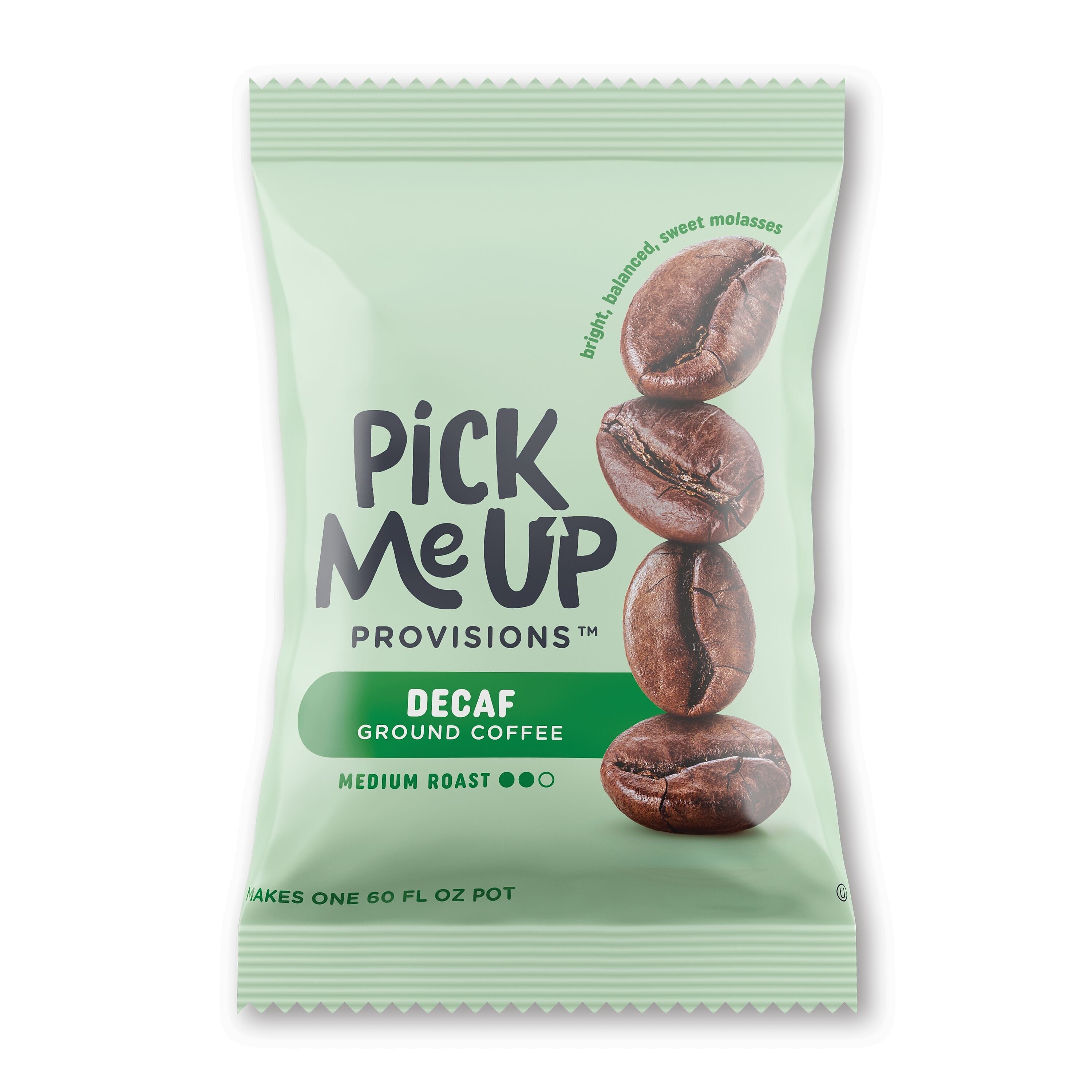 Pick Me Up Provisions™ Decaf Coffee Fraction Pack, Medium Roast, 42/Carton (BHS70366)